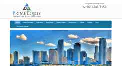 Desktop Screenshot of primeeq.com